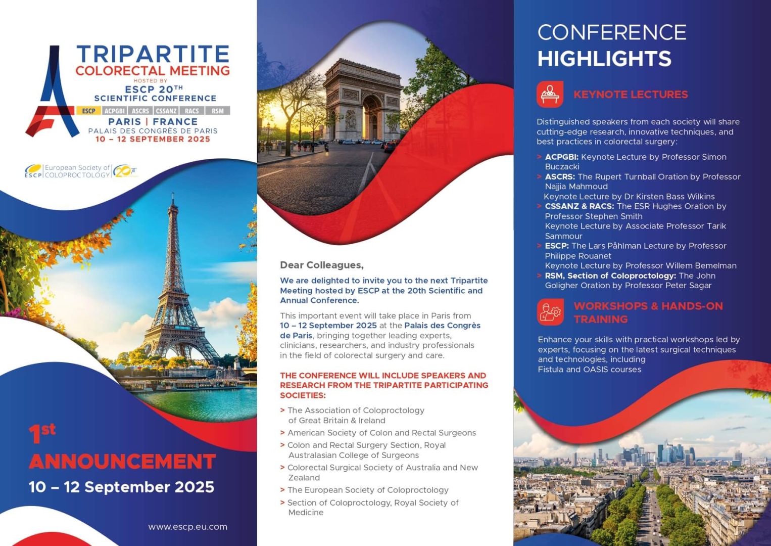 ESCP Tripartite Colorectal Meeting